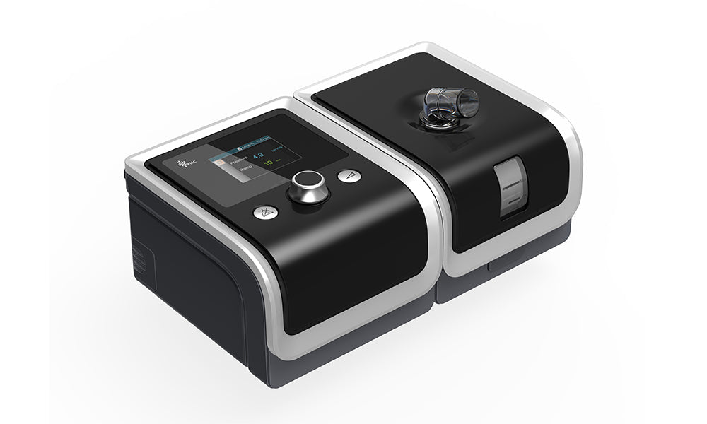 Комплект: RESmart GII E-20C CPAP, тръба, филтър, удобна чанта за пренасяне и 70% отстъпка на маска по Ваш избор.